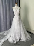 2023 summer Airy Elegance trumpet high-neck bridal Wedding dress