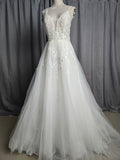 IvorlyLiningandIvory LaceWeddingDressonFineStrapslaceWeddingDressesSelina20260808