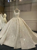 Short Sleeves Luxury Bridal Dress Ball Gown selina20221028