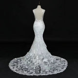 Lace V-Neck French Wedding Dress selina2022531114