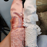 Long Satin Bridal Shower Robe selina2022531102
