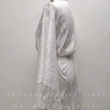 Long Sleeves Wedding Robe For Bride&Bridesmaid Long Bridal Pajamas selina2022091405