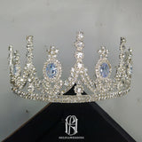 High Quality Silver Rhingstone Crystals Wedding Tiara  For Bride Bridal Accessories selina2022081523